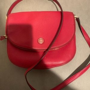 RED Tory Burch Shoulder Crossbody